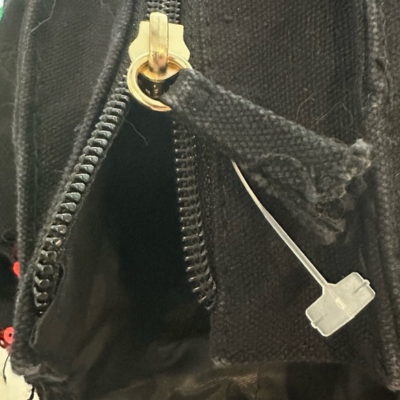 VICTORIA'S SECRET VS Black & Red Sequin Bling LARGE  Weekender TOTE BAG 2019 - Picture 6 of 6